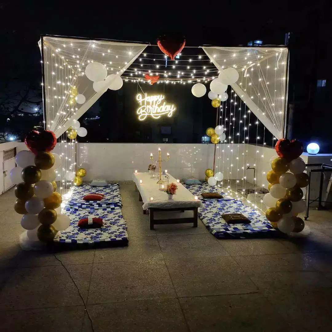 Terrace Decoration for Birthday